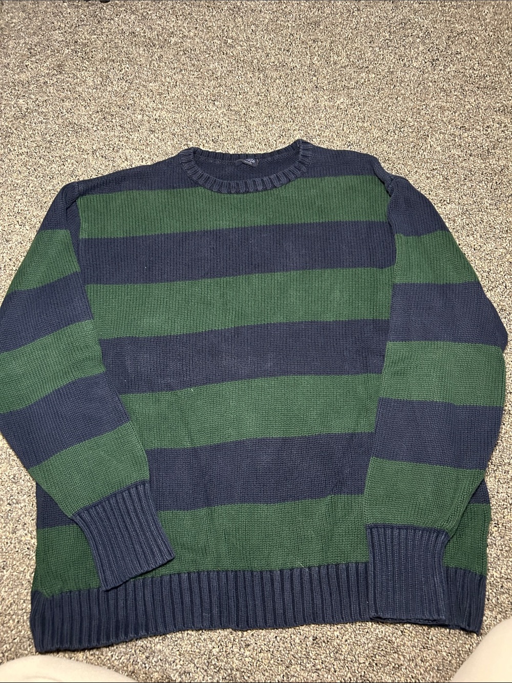 John Galt Striped Crewneck Sweater